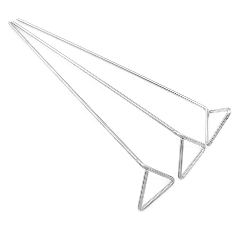 Lind Kitchen 3PCS 3.5cm Stainless Steel Cell Spreader Stainless Steel Cell Spreader Spreading Bar Laboratory Supplies - Image 1